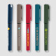 Stylo gel monochrome Islander en plastique recyclé