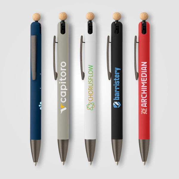 Stylo Cavo en aluminium recyclé avec fonction anti-stress