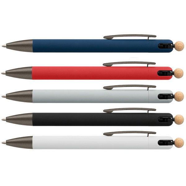 Stylo Cavo en aluminium recyclé avec fonction anti-stress