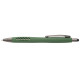 Stylo Avalon en plastique recyclé avec finition pierre et stylet