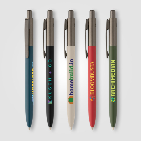 Stylo Koro en aluminium recyclé avec finition métal canon de fusil