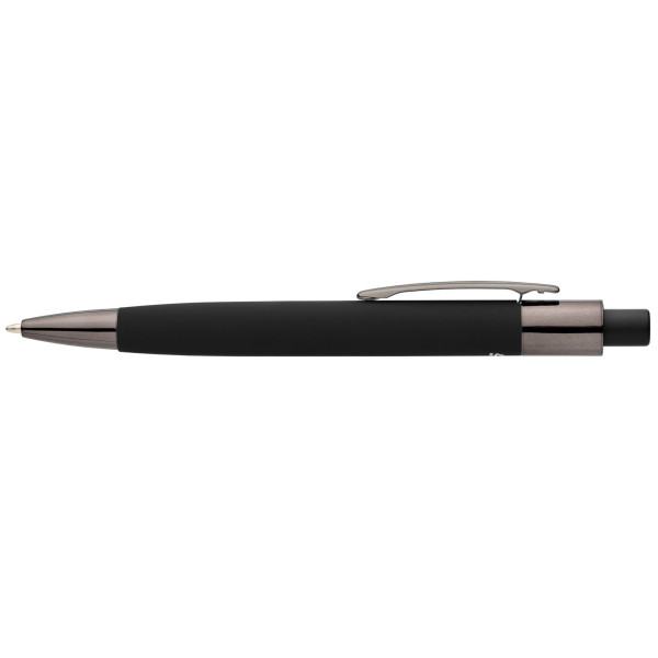Stylo Malmö en aluminium recyclé avec corps soft-touch