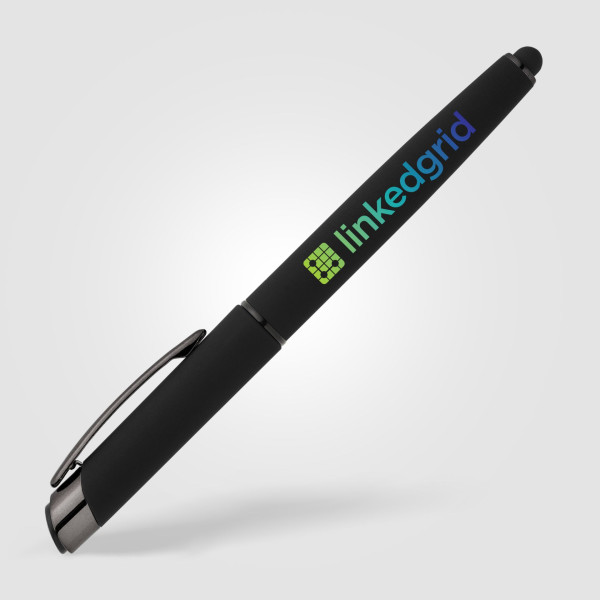 Stylo gel monochrome Forma en aluminium recyclé
