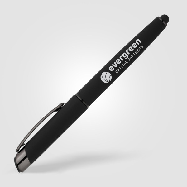 Stylo gel monochrome Forma en aluminium recyclé