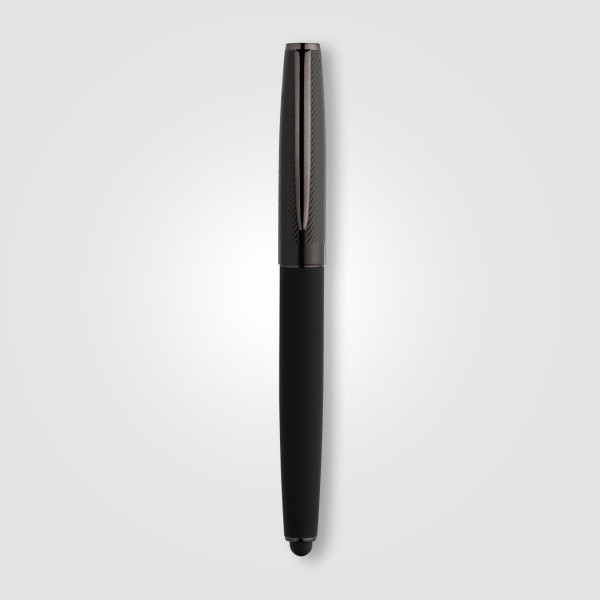 Stylo Metropolis™ en aluminium recyclé avec stylet et encre gel