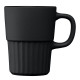 Mug Majesty en céramique avec finition mate et relief cannelé – 445 ml
