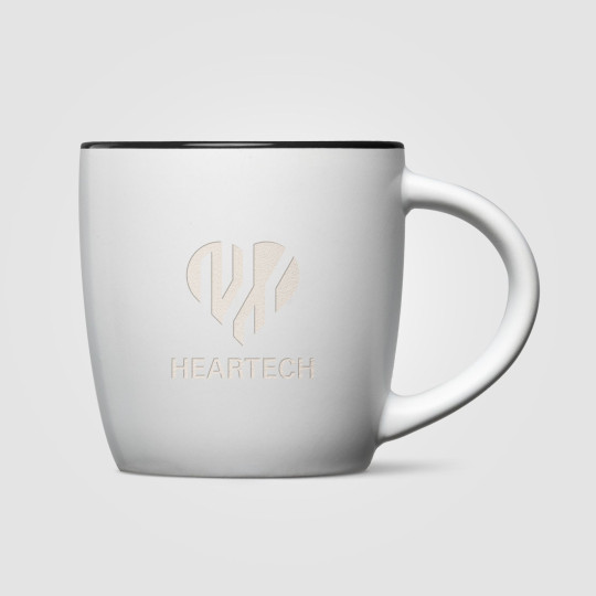 Mug Zanzibar en céramique ColourPop blanc – 355 ml