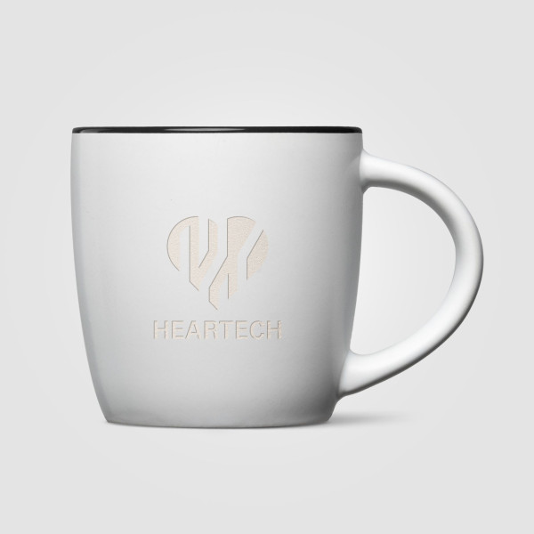 Mug Zanzibar en céramique ColourPop blanc – 355 ml