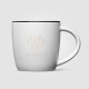 Mug Zanzibar en céramique ColourPop blanc – 355 ml