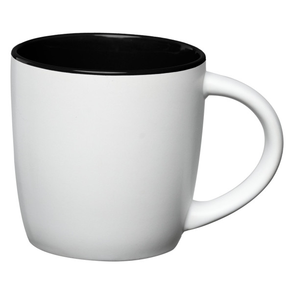 Mug Zanzibar en céramique ColourPop blanc – 355 ml