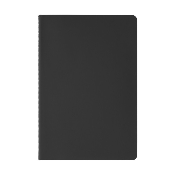 Carnet Eilo en papier recyclé à coutures contrastées - A5