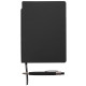 Set carnet et stylo Malmö en PU recyclé avec passant pour stylo – A5