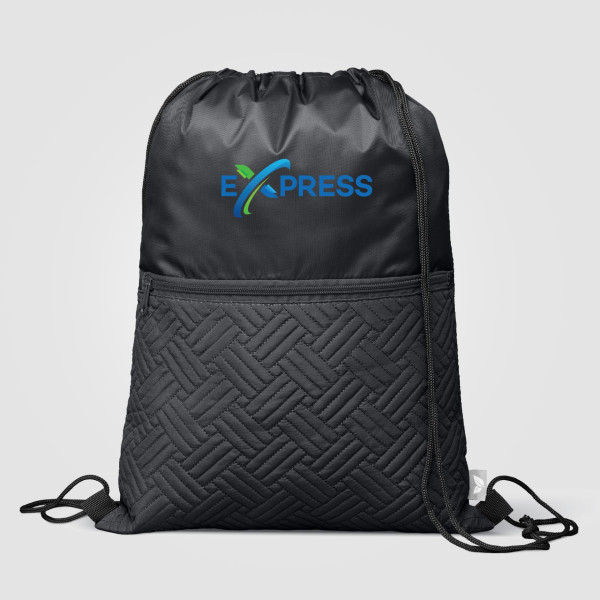 Sac à cordon Sora recyclé matelassé – 6 L