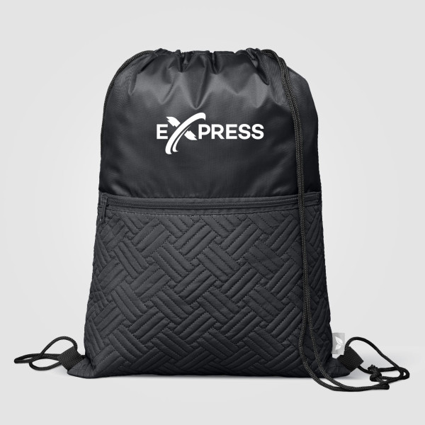 Sac à cordon Sora recyclé matelassé – 6 L