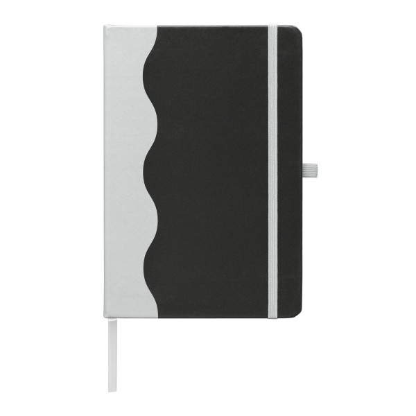 Journal Grete en PU recyclé à motif ondulé – A5