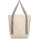 Niva Tote bag en toile de 340 gsm coton recyclé, poche avant - 12,25 L