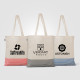 Sac fourre-tout Aro en coton recyclé micro-rayures – 9,7 L