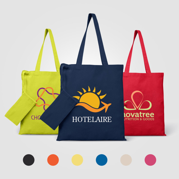 Sac shopping pliable Rosin Essentials en coton recyclé – 9,7 L