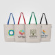 Sac shopping Tonga Essentials en coton recyclé de 142 g/m² avec anses colorées – 11 L