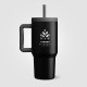 Mug et gobelet GROSCHE Aspen isotherme 2-en-1 en acier inoxydable avec paille – 945 ml