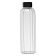 Gourde en verre rainurée Linea – 620 ml