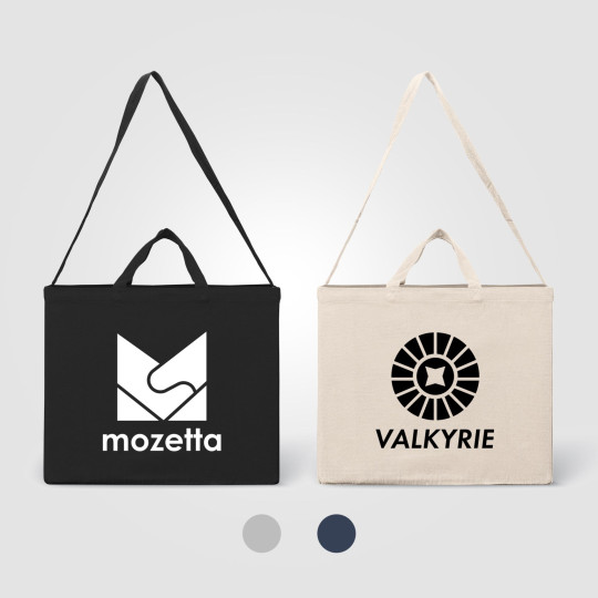 Sac fourre-tout bandoulière Ivy en coton recyclé - 15 L