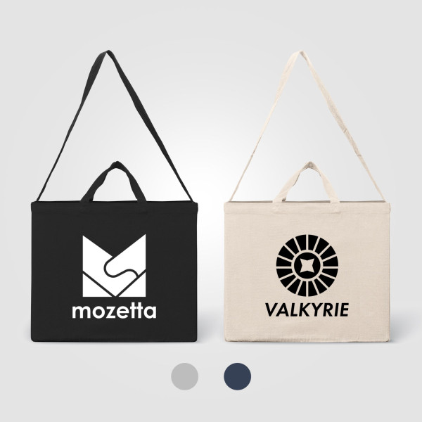Sac fourre-tout bandoulière Ivy en coton recyclé - 15 L