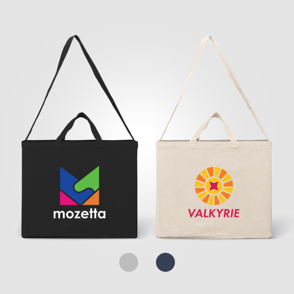 Sac fourre-tout bandoulière Ivy en coton recyclé - 15 L