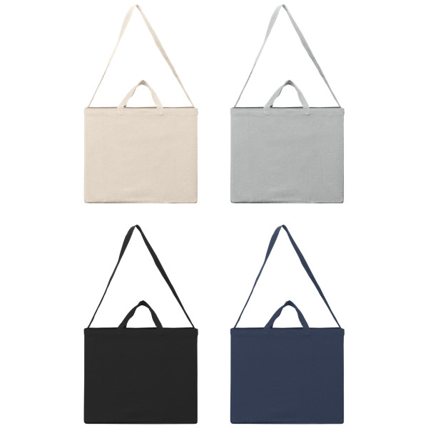Sac fourre-tout bandoulière Ivy en coton recyclé - 15 L