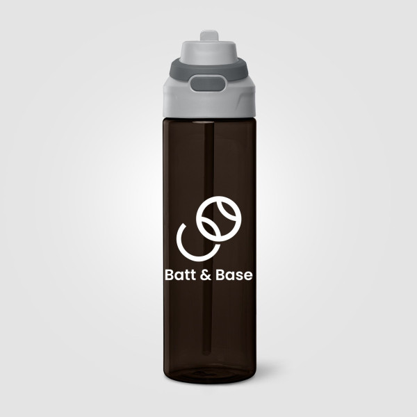 Gourde Lynk en rPET à paille rabattable – 830 ml