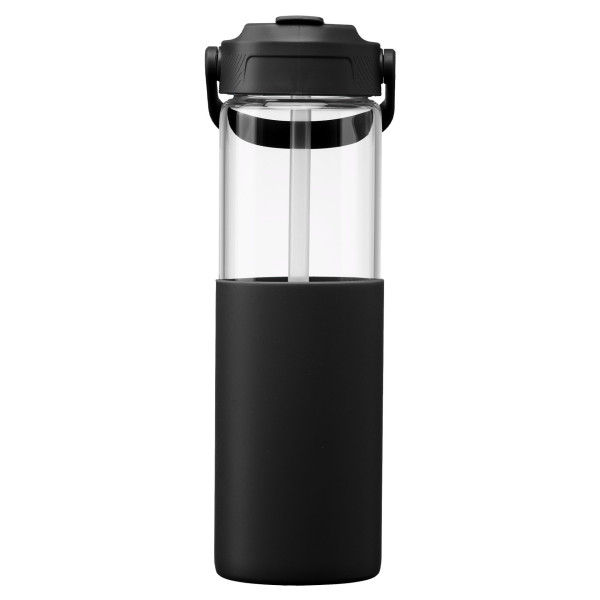 Gourde Juno en verre avec housse en silicone et paille – 650 ml