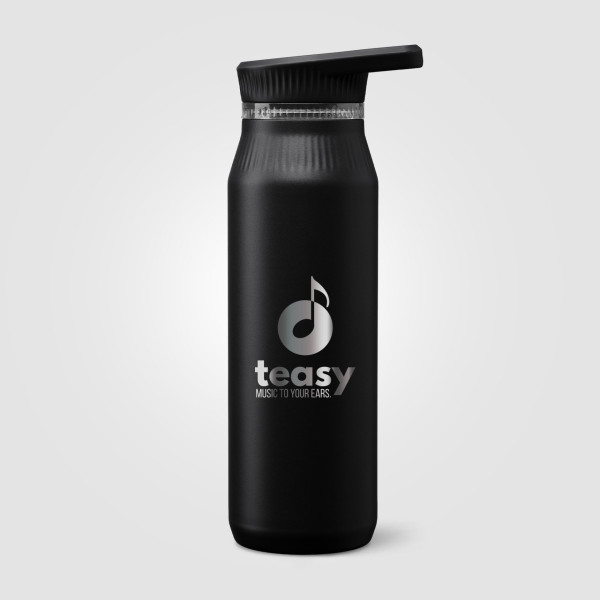Gourde Majesty en acier inoxydable recyclé avec double bouchon et poignée – 750 ml