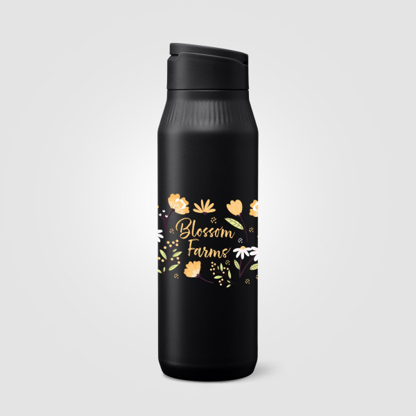 Gourde Majesty en acier inoxydable recyclé avec support selfie – 750 ml