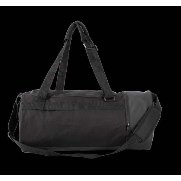 Sac de sport forme tube avec compartiment chaussures séparé - Polyester 600D - Personnalisable