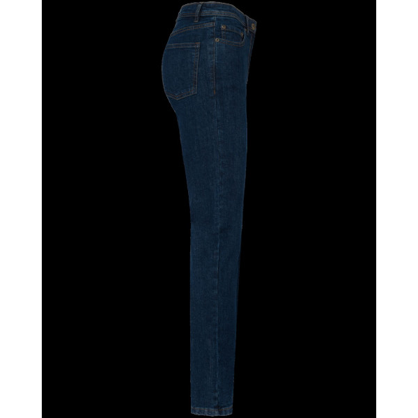 Jean basic femme en coton denim avec élasthanne - Coupe moderne et confortable - Idéal pour la personnalisation - Parfait pour l