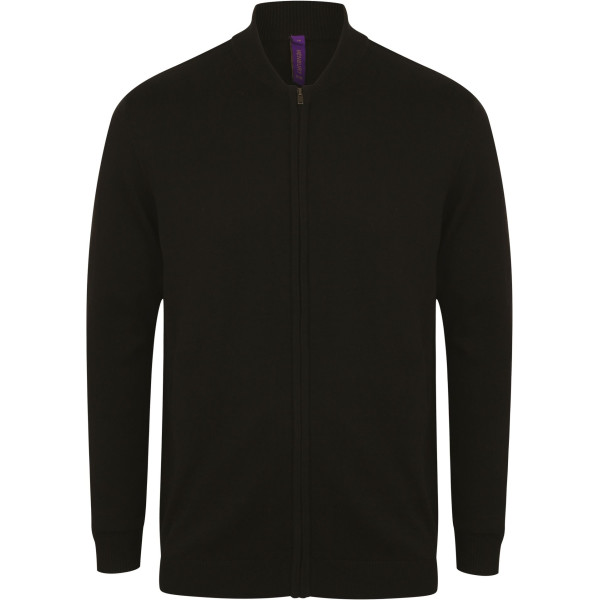 Cardigan zippé personnalisable en coton et acrylique - BCM Goodies