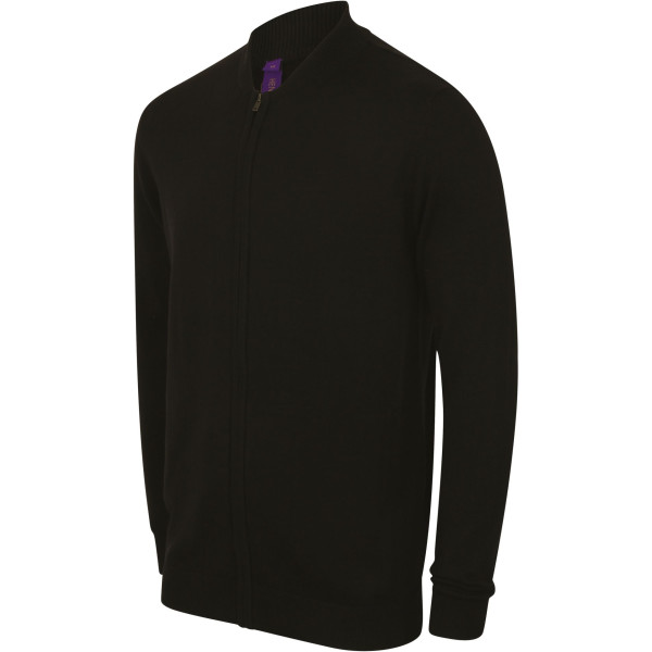 Cardigan zippé personnalisable en coton et acrylique - BCM Goodies