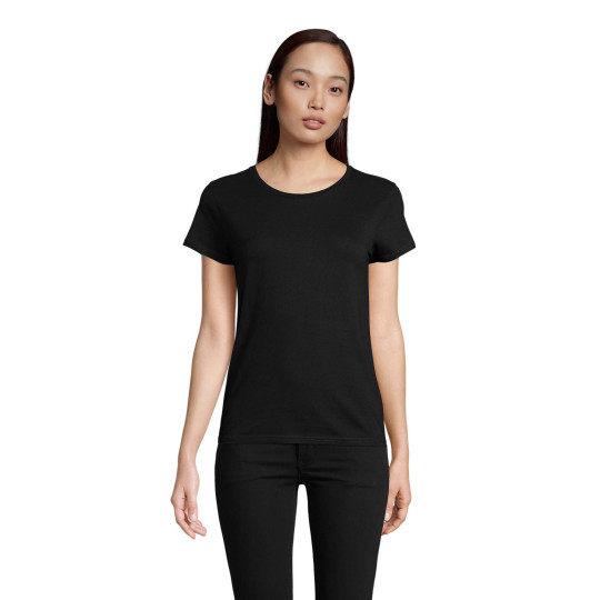 Tee-shirt femme jersey col rond ajusté SOL'S PIONEER WOMEN en coton bio - BCM Goodies
