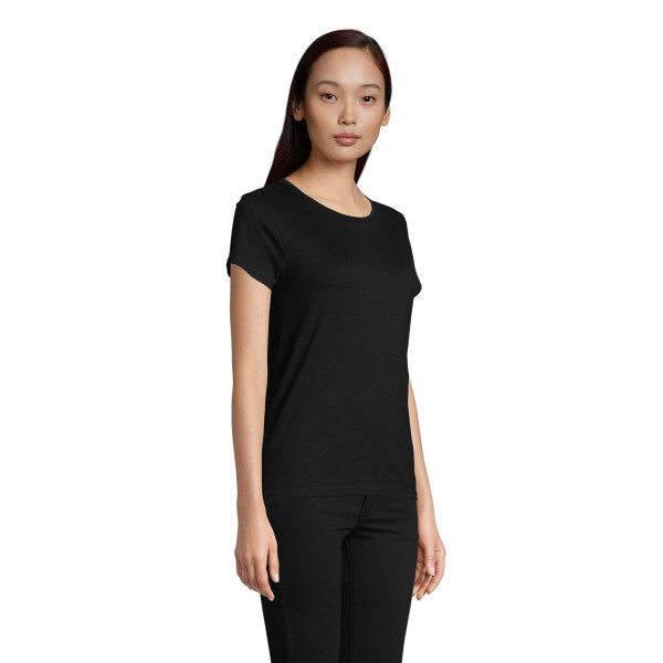 Tee-shirt femme jersey col rond ajusté SOL'S PIONEER WOMEN en coton bio - BCM Goodies