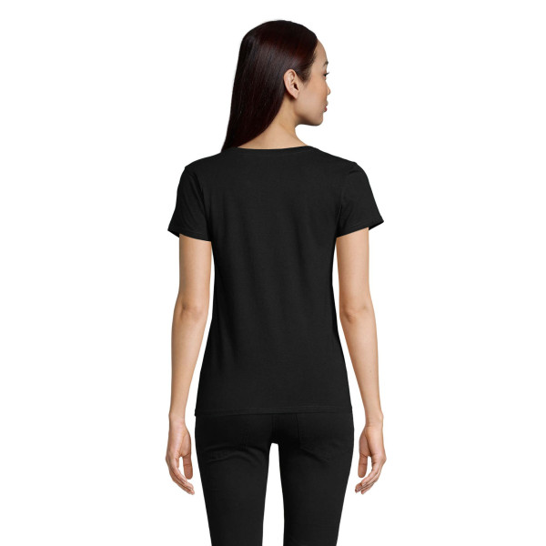 Tee-shirt femme jersey col rond ajusté SOL'S PIONEER WOMEN en coton bio - BCM Goodies