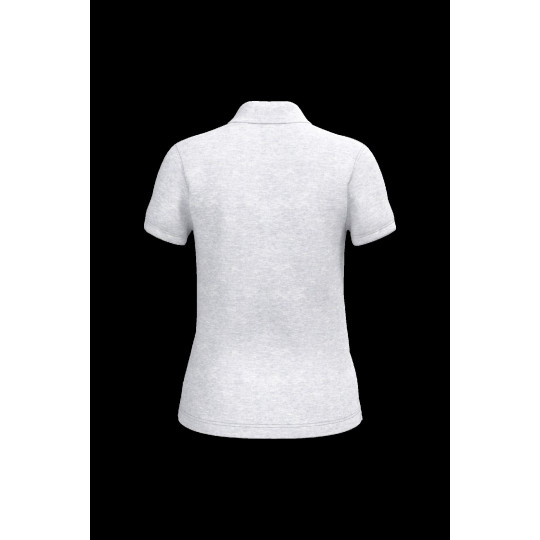 Polo manches courtes femme en coton peigné maille piquée personnalisable - BCM Goodies