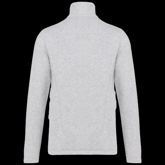 Veste micropolaire zippée pour femme - Polyester antiboulochage - Coupe cintrée - Biais de finition - Idéale pour la promotion d
