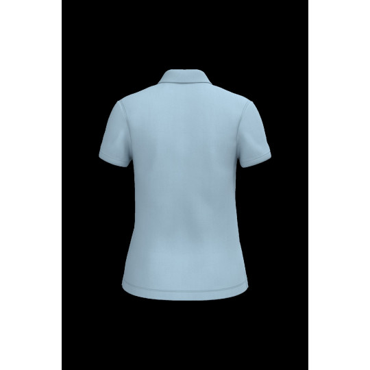 Polo écoresponsable maille piquée pour femme en coton biologique - BCM Goodies