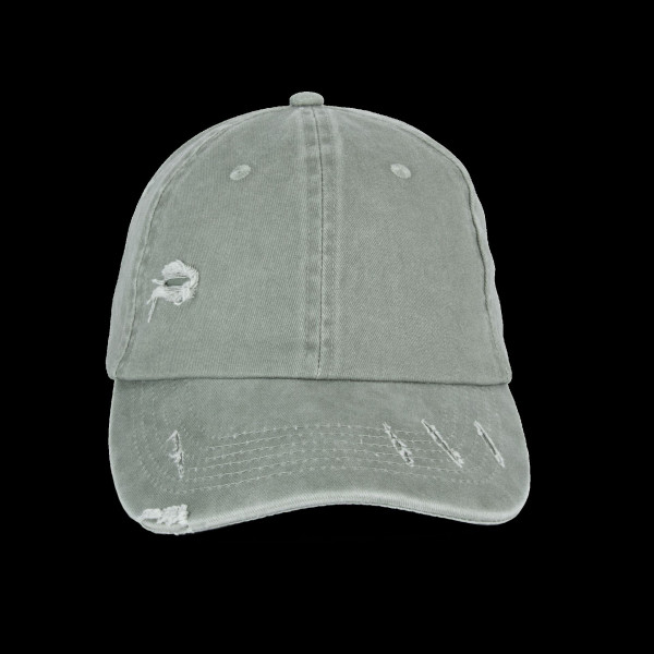 Casquette écoresponsable effet déchiré unisexe en coton biologique - BCM Goodies