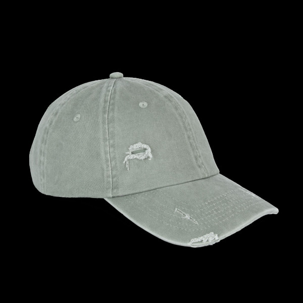 Casquette écoresponsable effet déchiré unisexe en coton biologique - BCM Goodies