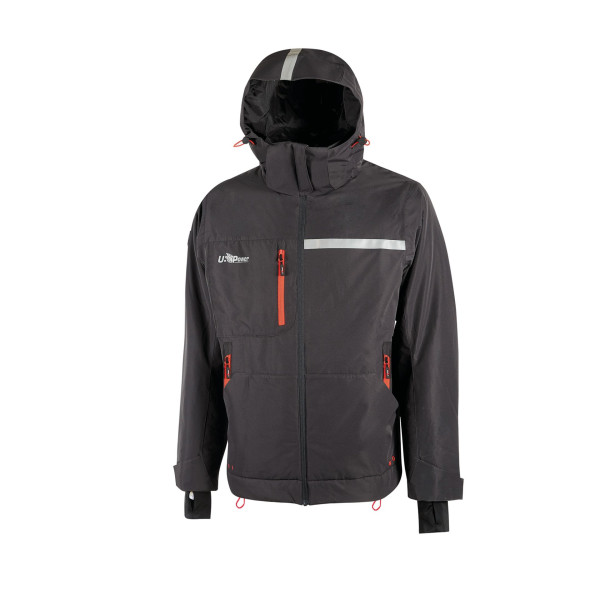Veste Wink personnalisable de BCM Goodies - Veste de travail en polyester avec matelassage en graphène, imperméable et équipée d