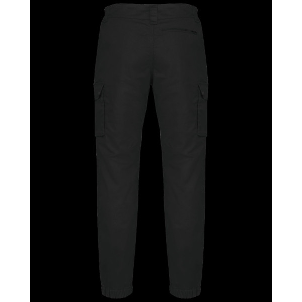 Pantalon cargo unisexe avec bas élastiqué en polyester et coton - BCM Goodies