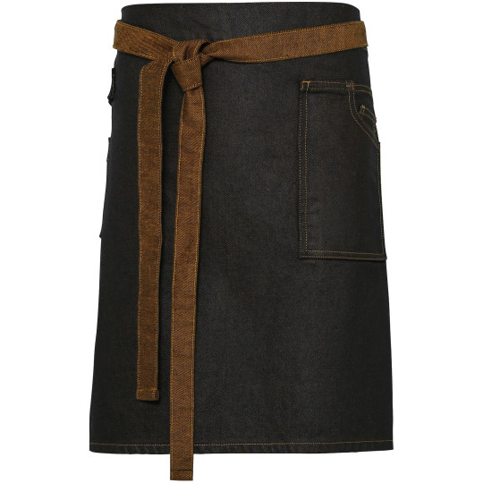 Tablier taille Division en coton denim avec finition acrylique "effet huilé" - BCM Goodies
