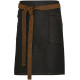 Tablier taille Division en coton denim avec finition acrylique "effet huilé" - BCM Goodies