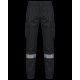 Pantalon cargo unisexe avec bas élastiqué et bande réfléchissante - Pantalon professionnel pour événements d'entreprises
